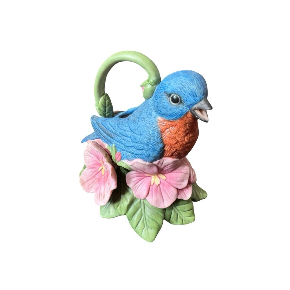 Lenox Summer Greetings Bluebird Coffee Creamer Catherine McClung Floral Bird